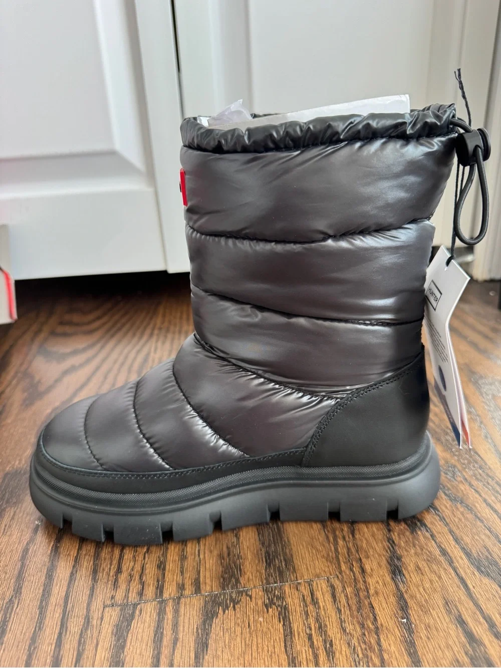 Hunter Women's Maribel Lug Sole Insulated Waterproof Snow Booties